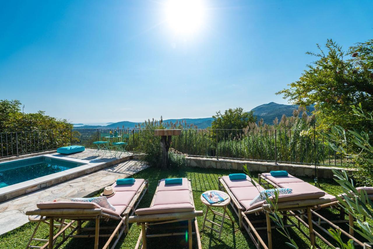 Rustic Stone Villa Begovi Dvori- 15 Minutes To Dubrovnik Exterior foto