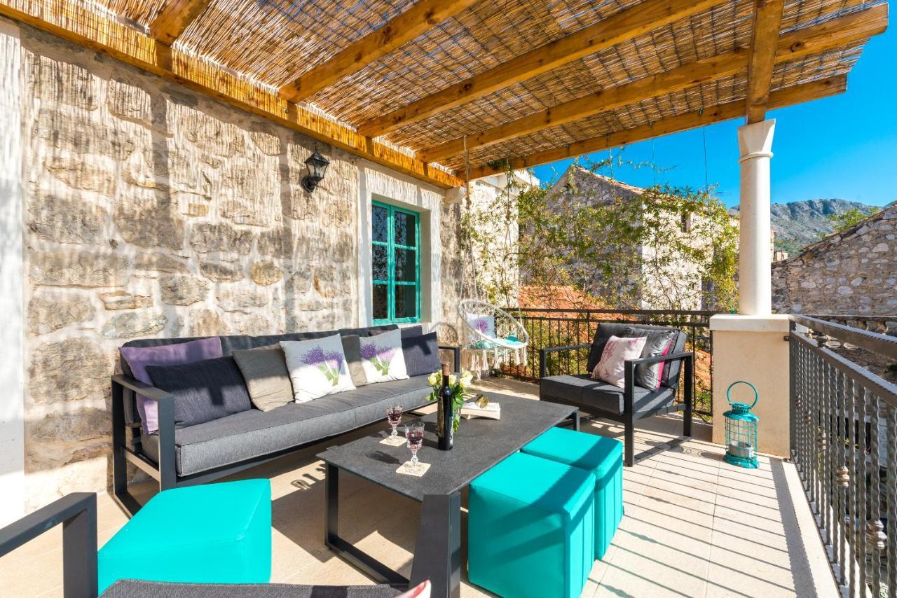 Rustic Stone Villa Begovi Dvori- 15 Minutes To Dubrovnik Exterior foto