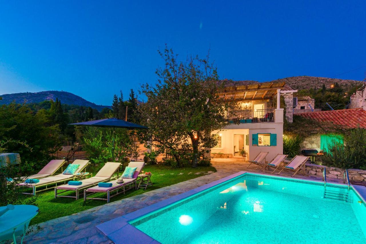 Rustic Stone Villa Begovi Dvori- 15 Minutes To Dubrovnik Exterior foto