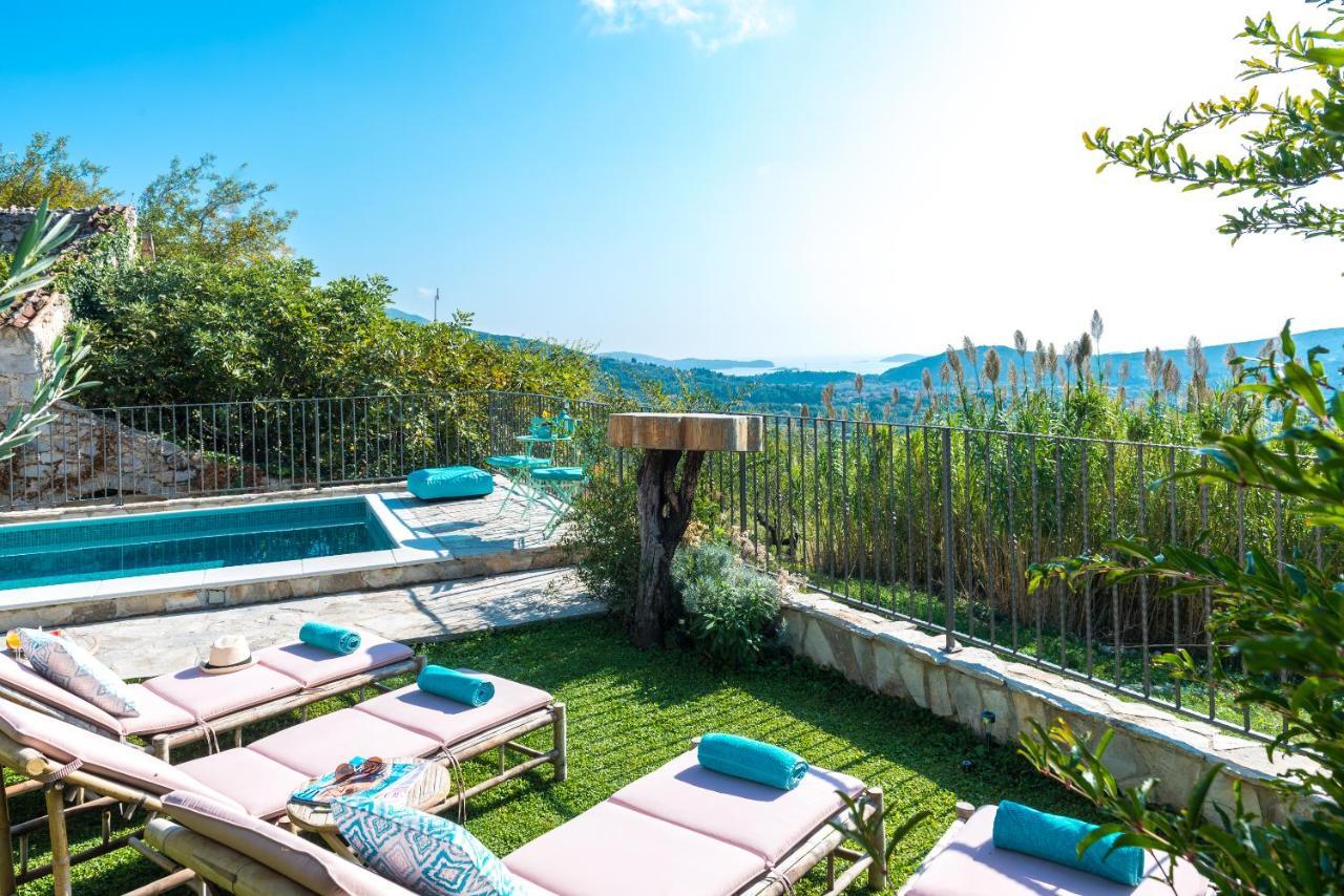 Rustic Stone Villa Begovi Dvori- 15 Minutes To Dubrovnik Exterior foto